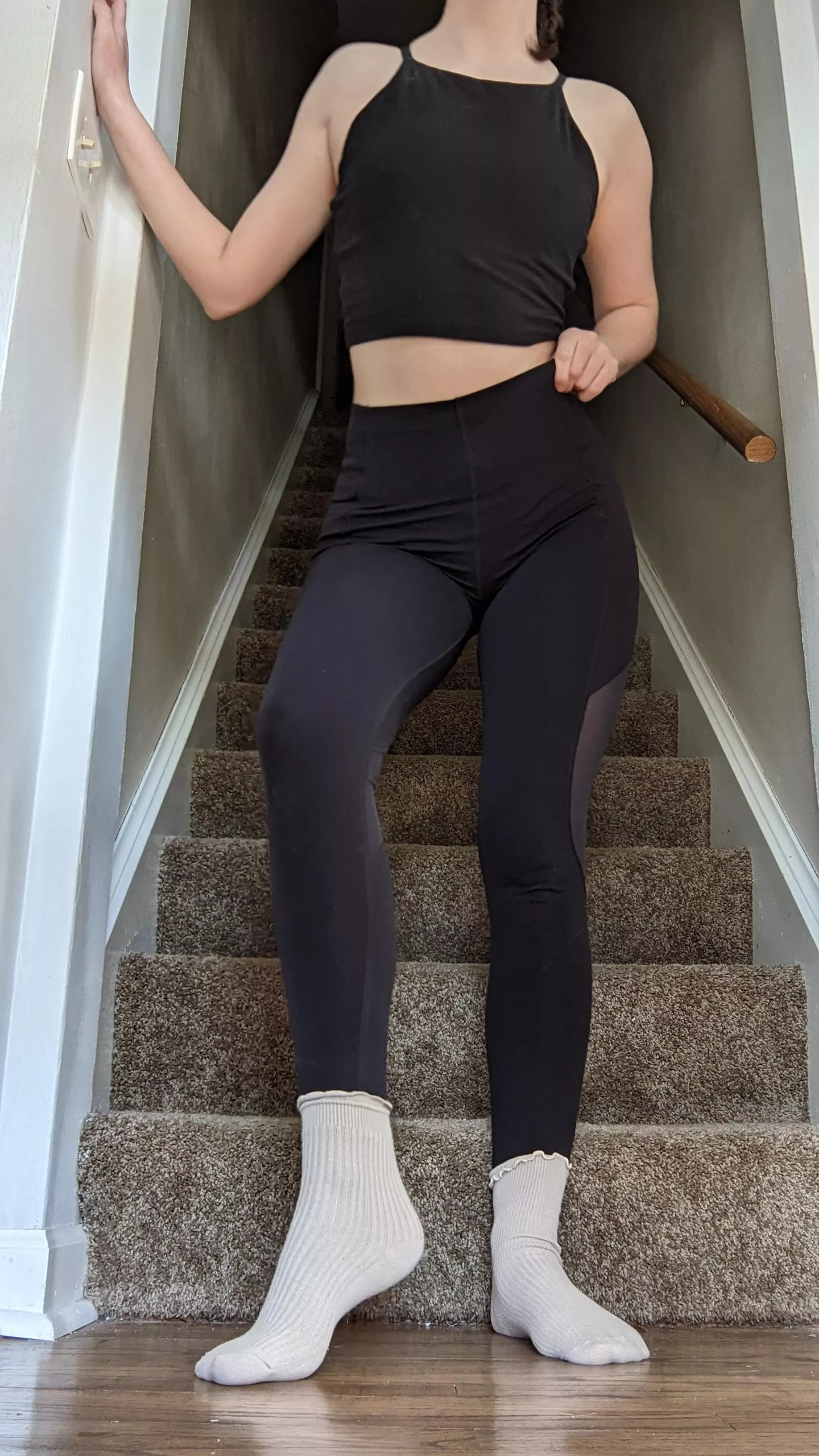 My workout uniform is almost always black leggings [F] posted by Girl_In_Dungarees