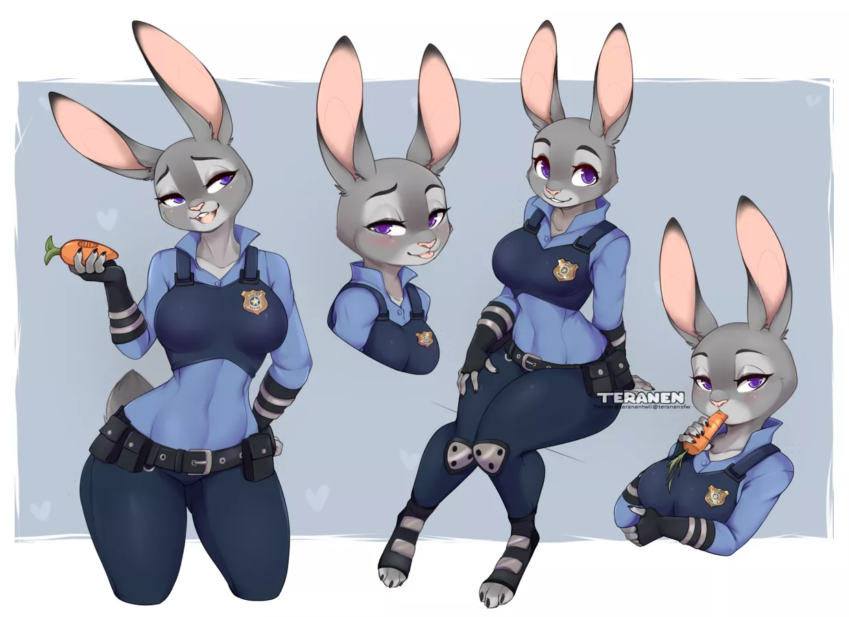 Officer Hopps Sheet by Teranen posted by DefenderOfNuts