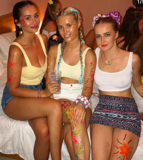 Painted tattoos by Chaturbater1