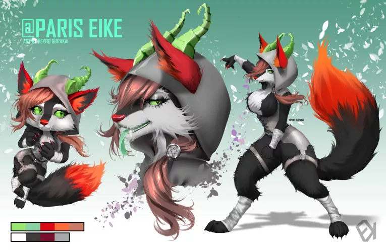 Pretty female wolf reference! - Art made by me by KeydoBurakai
