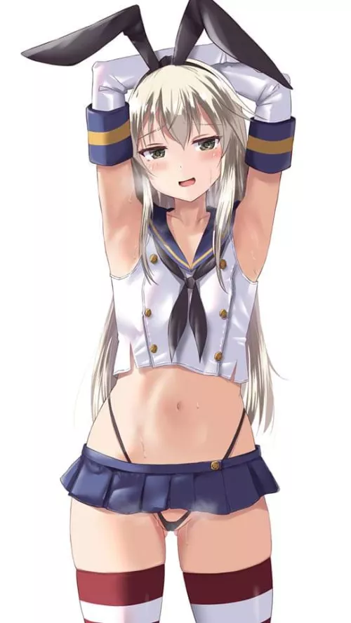 Shimakaze (Kancollre) by throwfarfarthest