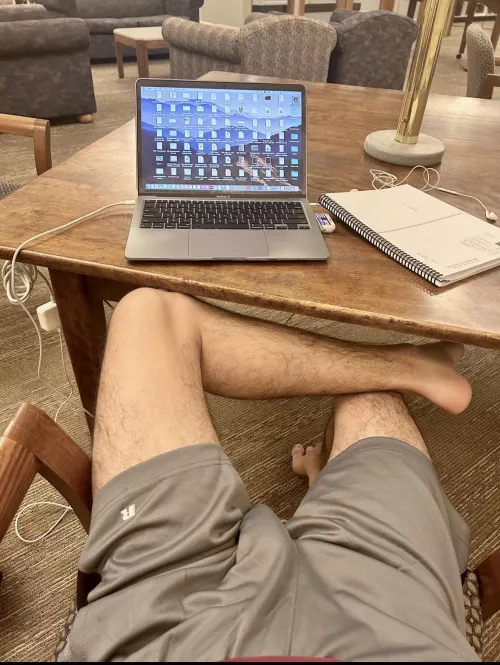 Studying in the library by altarboyyyyyy