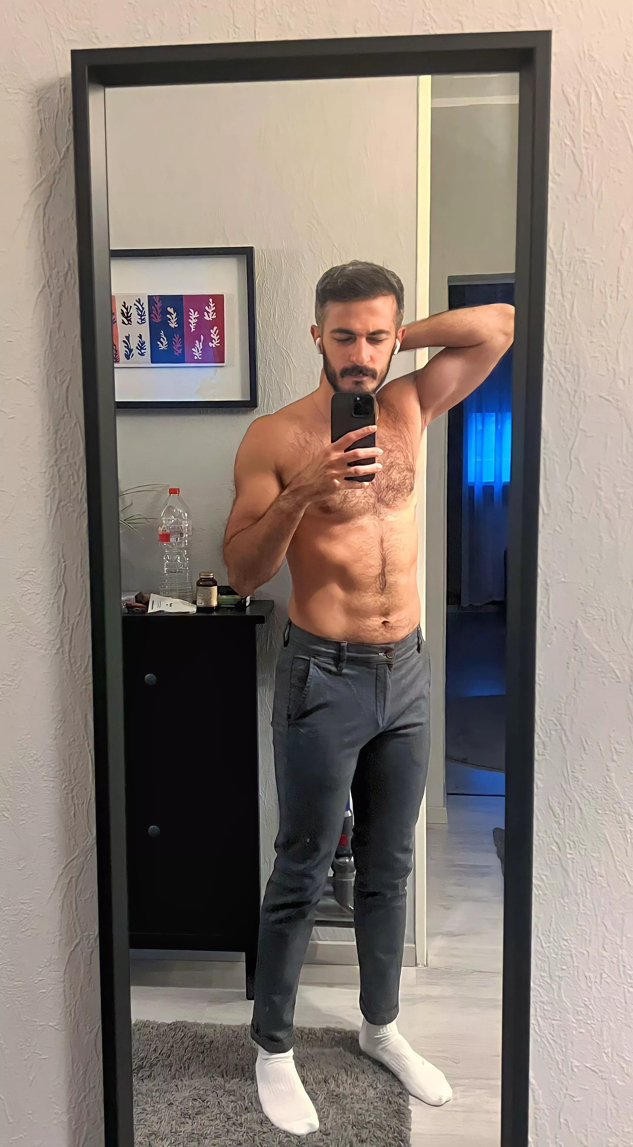 Well, I’m not used to pose like this but why not? lol posted by hakikigulyabani