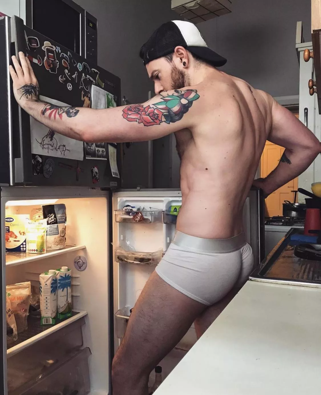 Where's my snacks at? posted by brennefatale