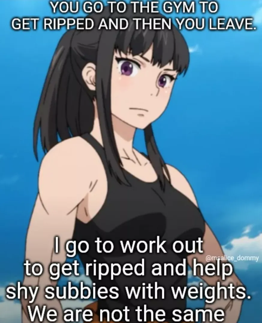 Your gym savior has arrived💜✨ by HauntingMobile9773