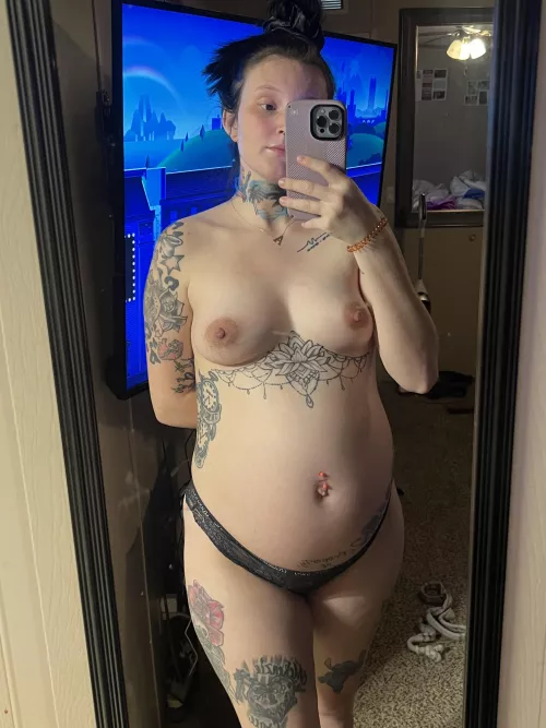 31 weeks. Not too much farther left 😉 by CoreyAndAlecia