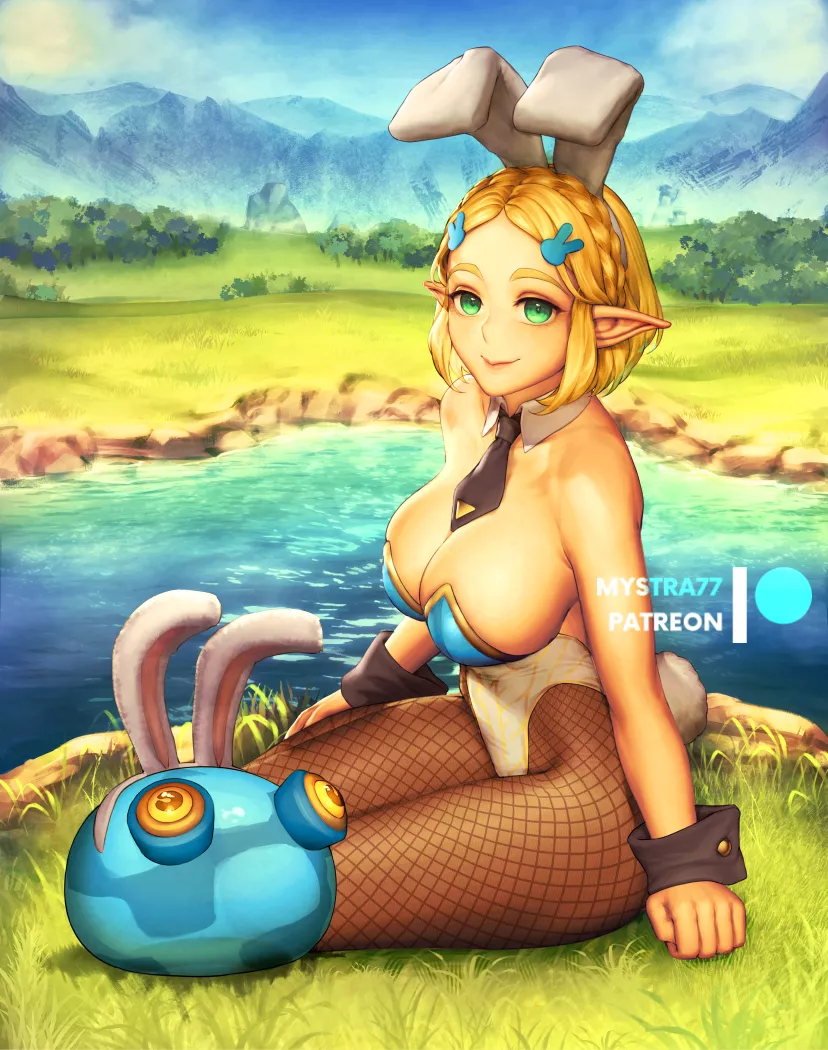 Bunnygirl Zelda (Mystra77) [Breath of the wild] posted by mystra77