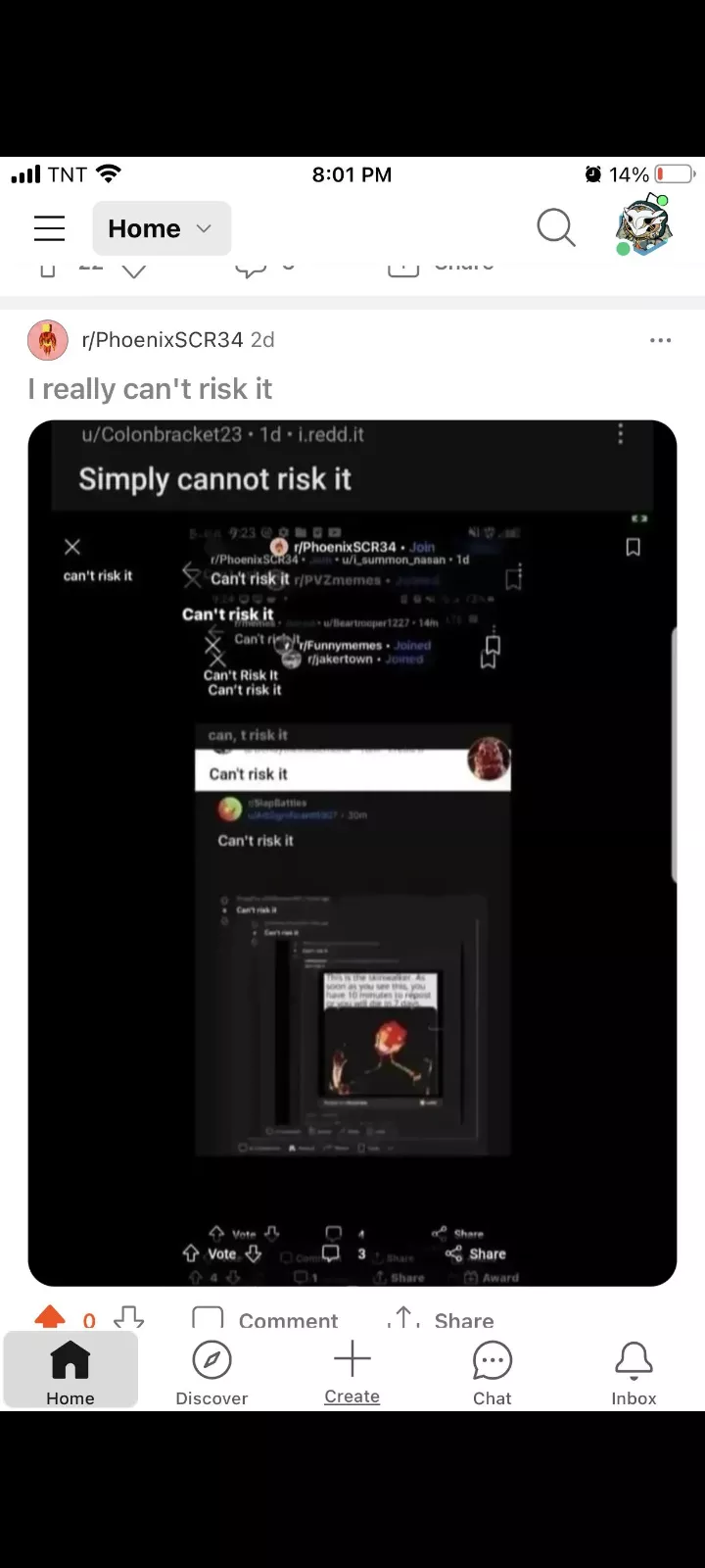 Can't risk it posted by jessplayz08