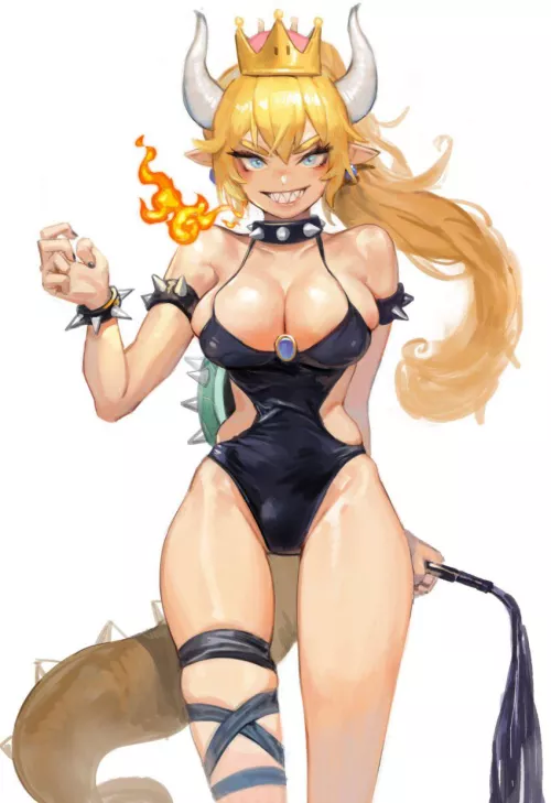 Dominatrix Bowsette by lewdedjacket