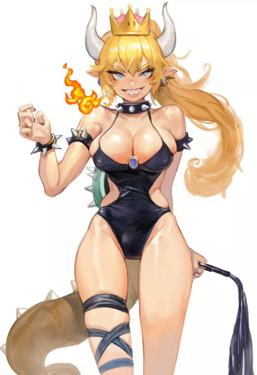 Dominatrix Bowsette posted by lewdedjacket