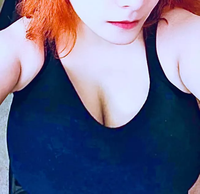 Even mostly covered in my gym clothes I can’t hide how big they are 😉😊 posted by Usernamessuck765