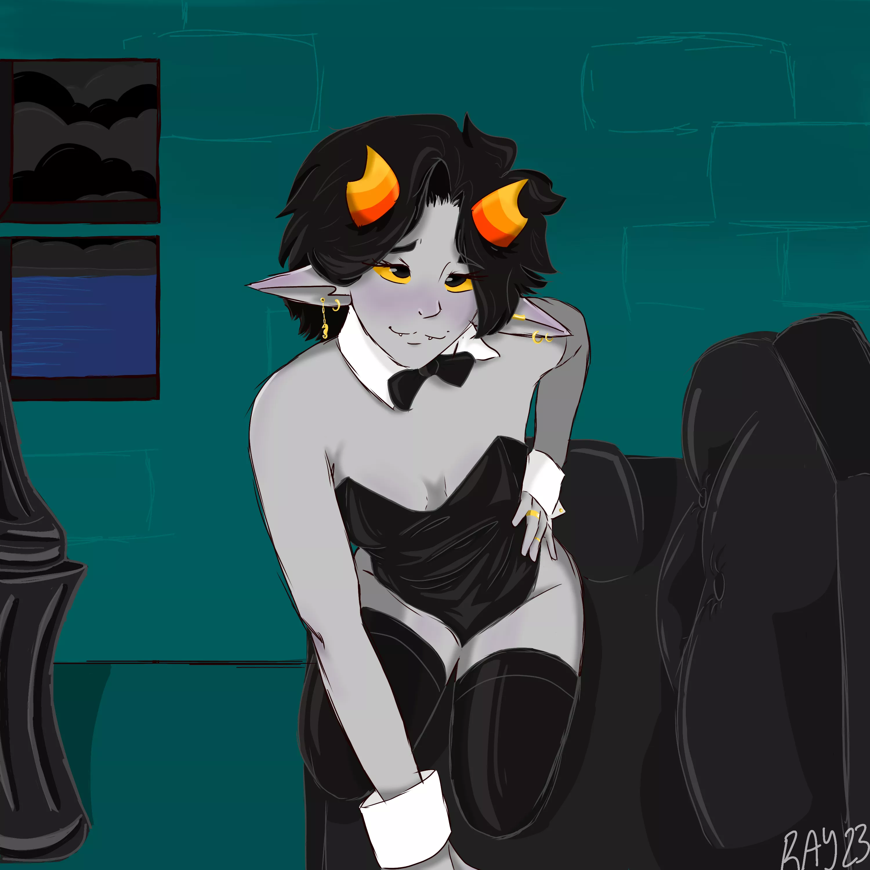 Fantroll bein a little spicy 👀 (its pretty lowkey but I plan to make more NSFW ones later) posted by SaturnAmaris