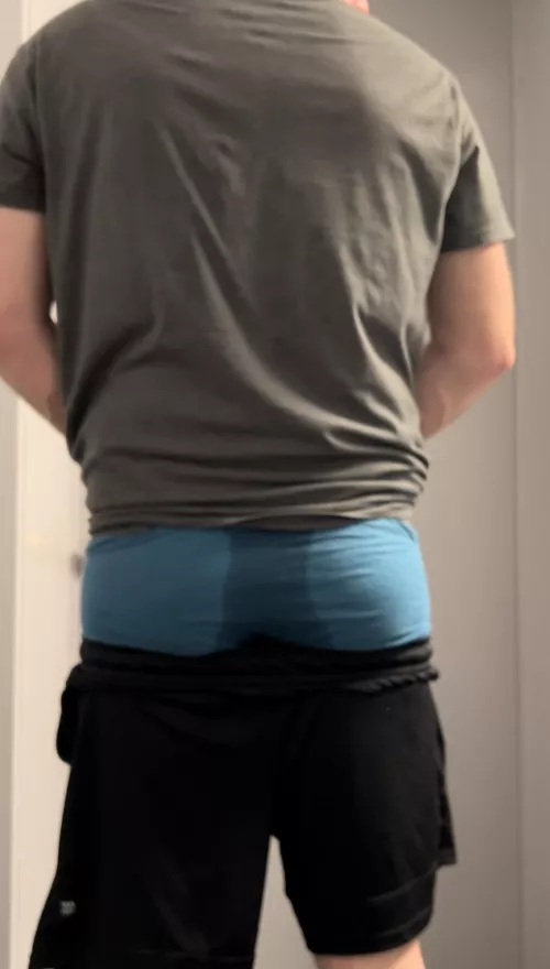 Hard sweat at the gym today in this pair. by Cages4500