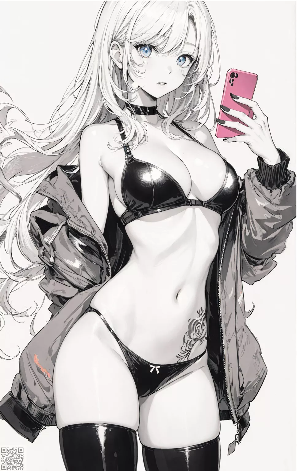 Monochrome Selfie posted by CheetahSperm18