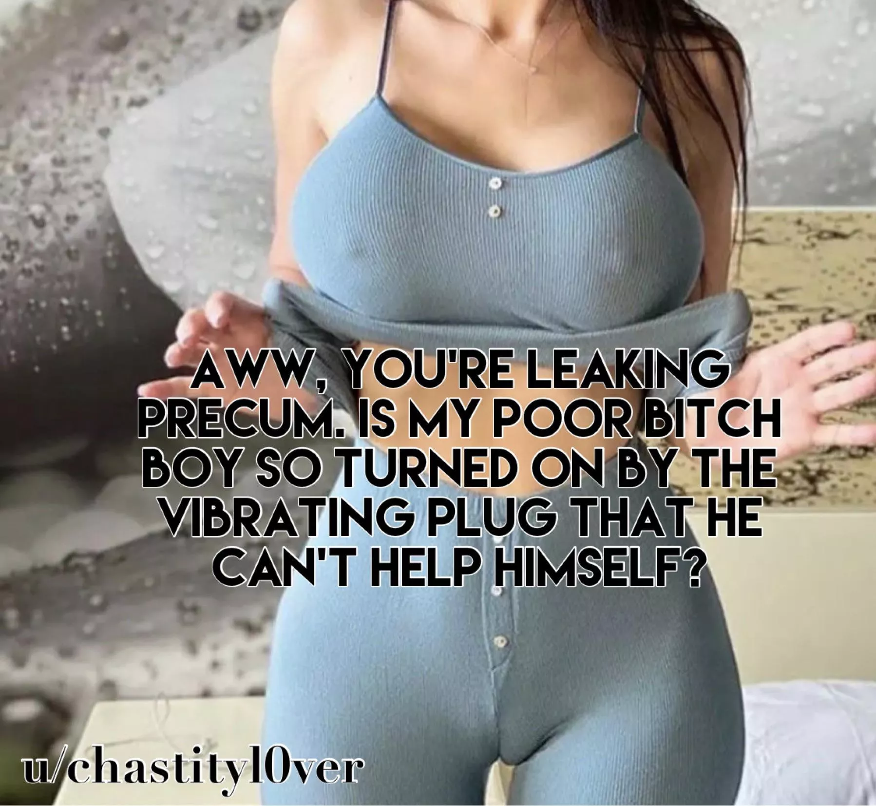 Poor baby! posted by ChastityL0ver