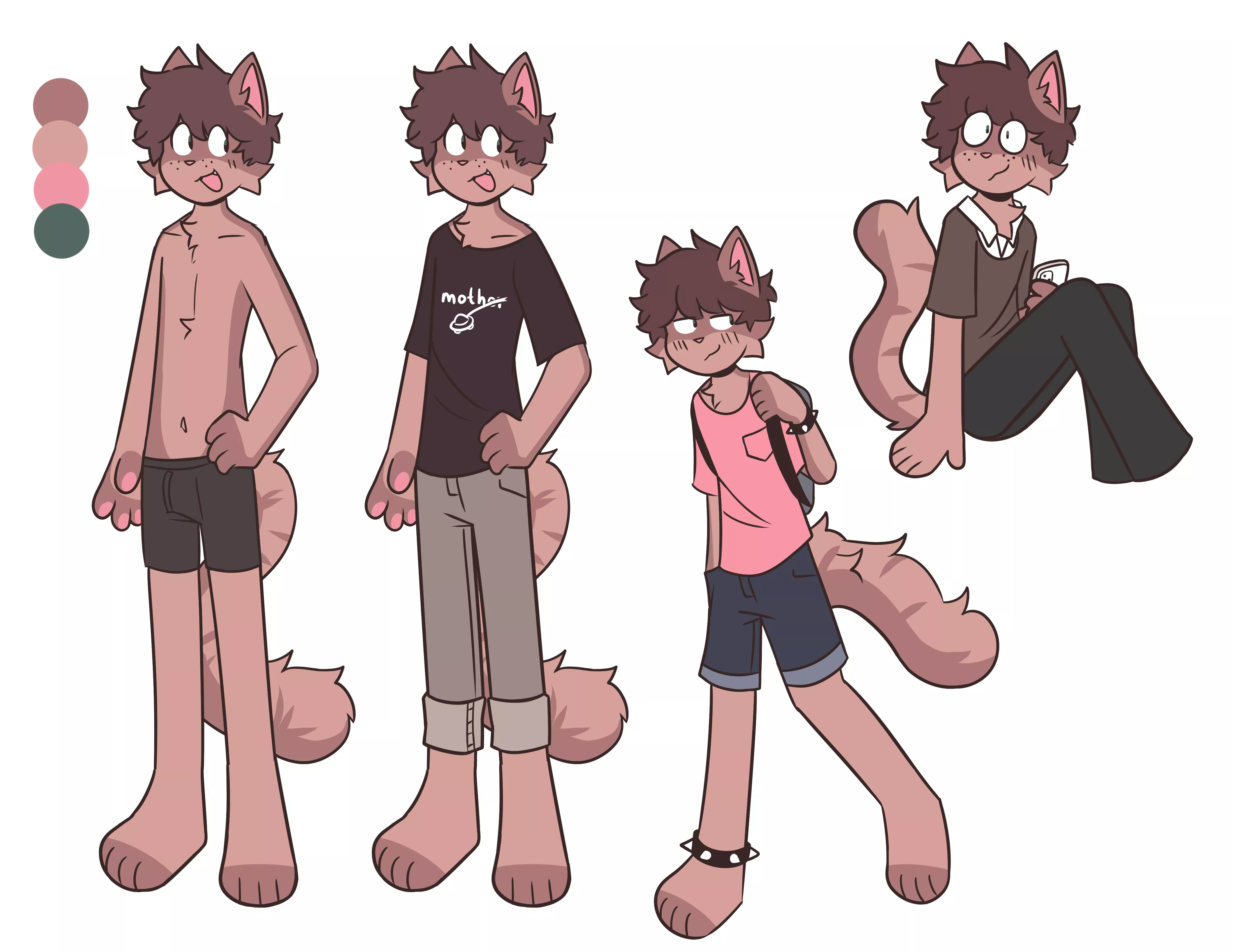 threw together a ref for my guy! ft. some random outfits posted by upkxts
