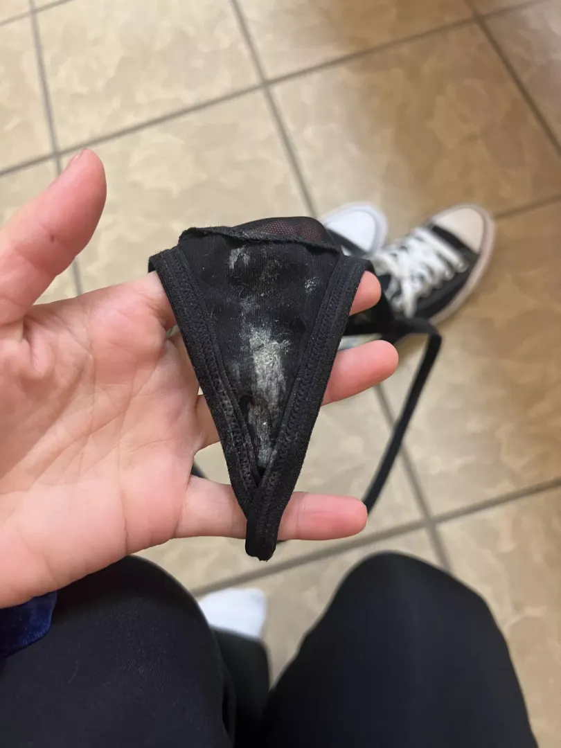 Took my panties off to switch into my yoga pants for the gym, and I leaked so much throughout the day 🤭 by Time-Difficulty9293