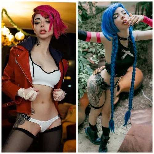 Vi x Jinx (Arcane) by AmandaWelp by blizzardsg