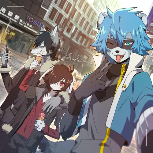 🍦🍦We are at Ikebukuro!🍦🍦 (By me @AkiyakamikawaX on twitter) by AkiyaKamikawa