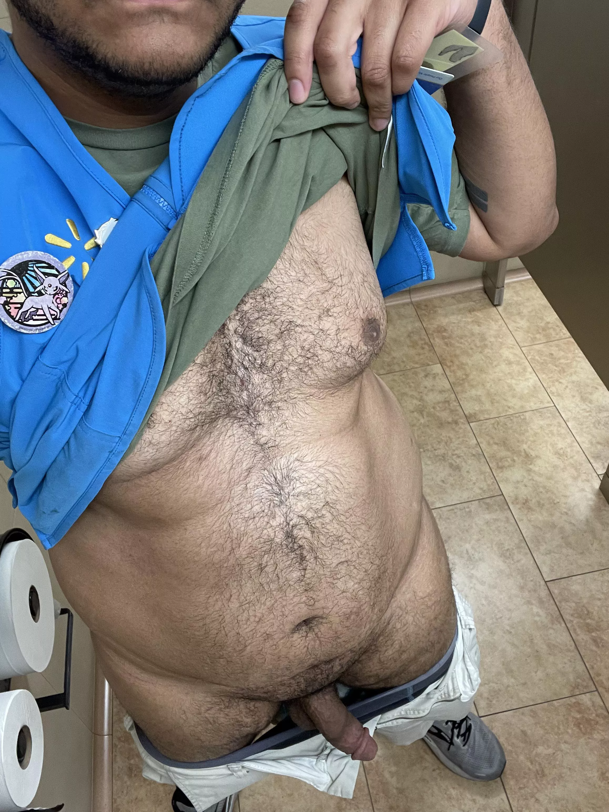 Work bathroom selfies are always the best 😏 posted by Actual_Custard_3197