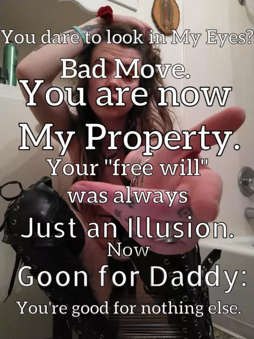 A daily dose of Brain Rinsing for the pathetic Gooner staring at this screen right now: you’re obviously fucking desperate for it. by GoddessOpheliaJones