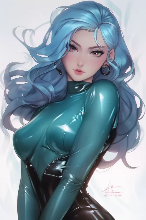Aquamarine Latex by CheetahSperm18