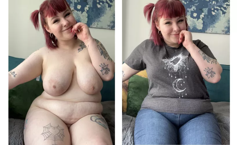 Before and after I got naked for you by ScarletCutie