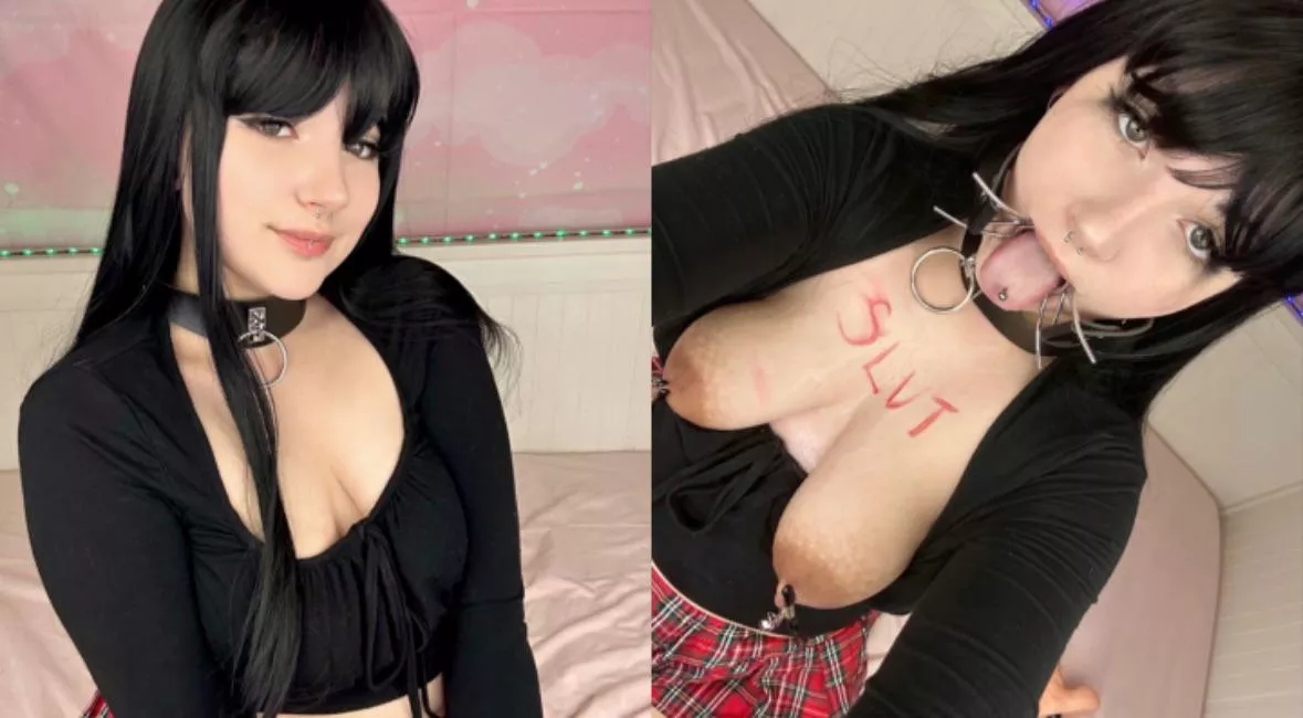 Before vs after turning your goth girlfriend into your submissive slut💕 posted by coffee_and_coffins