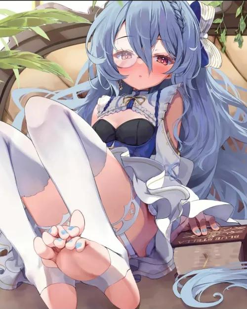 Blue toes (Nyahu77) [Original] by _swefeet