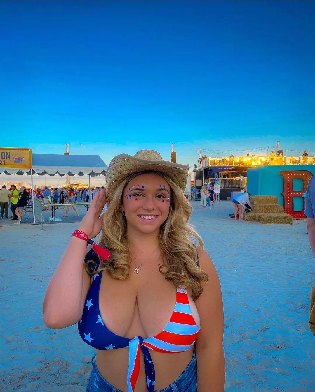 Busty American posted by TheHeartfulDodger