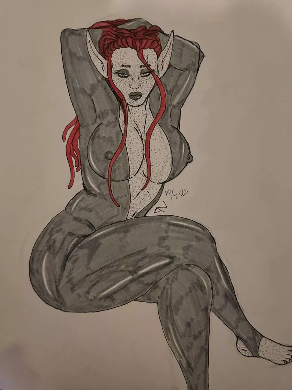 Can I offer my D&D character? (Art by me) posted by findmyfamiliar