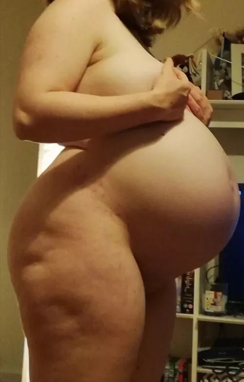 (f) 31 5ft 70kg about as big as I got did I make pregnant look good by Glittering_Ease6805