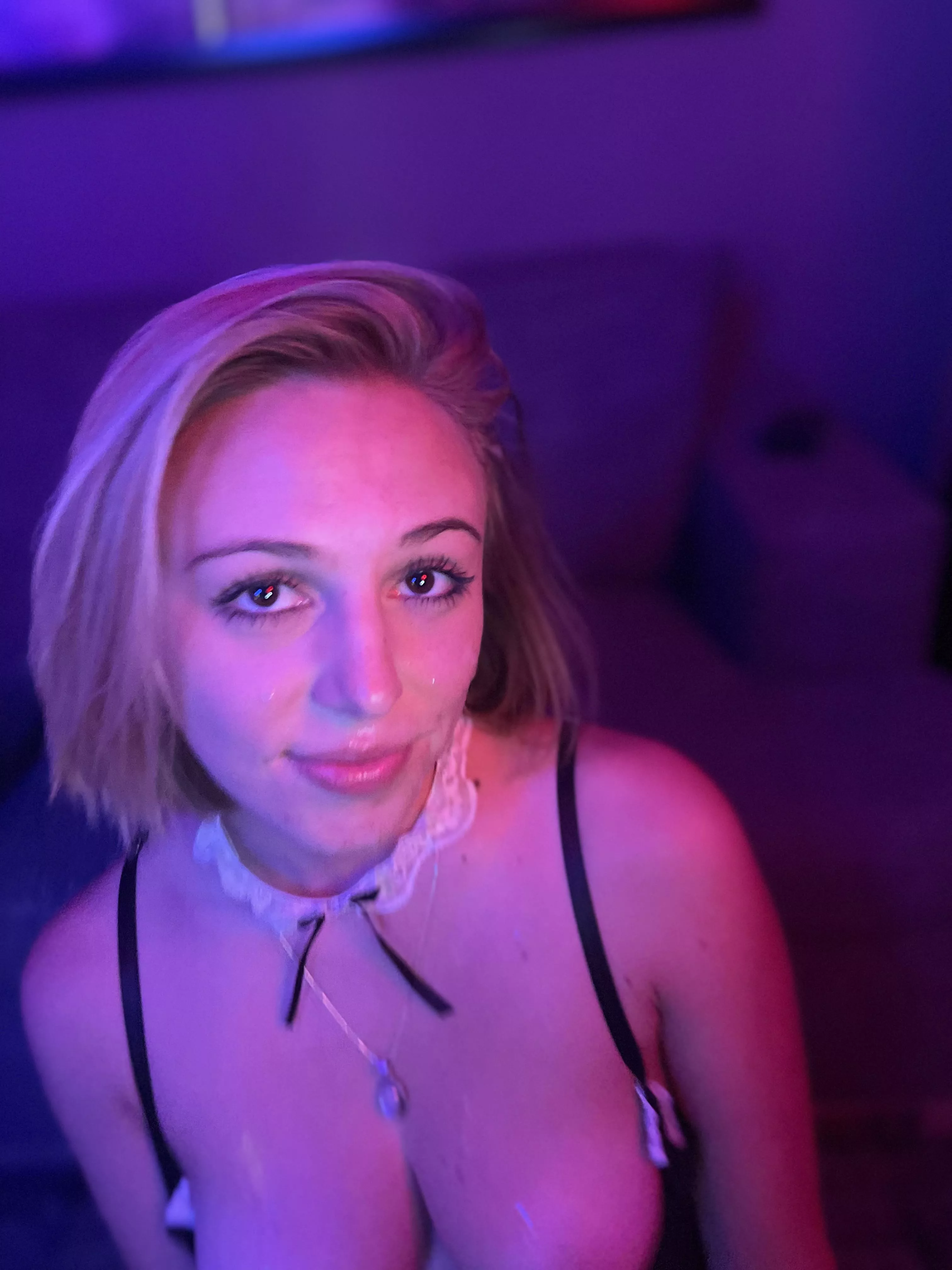 If you look closely, you can see the cum all over my face here posted by lovelylo316