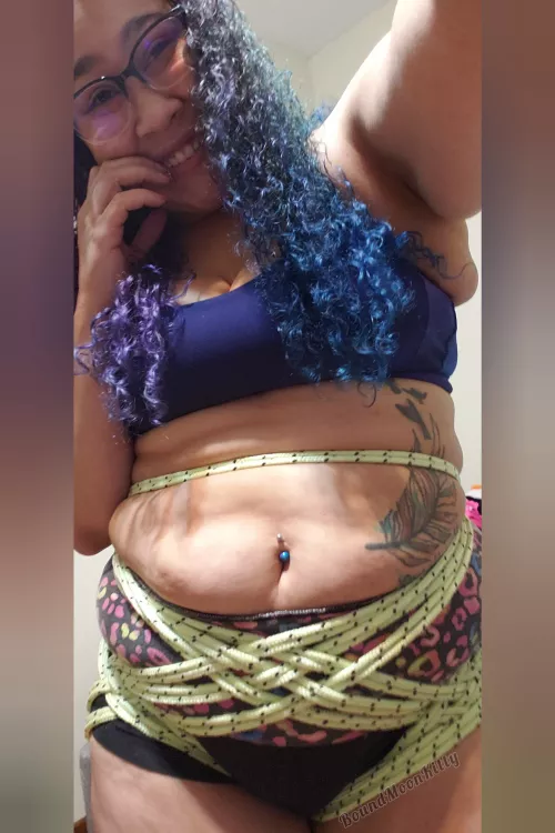 Im really loving, learning how to self tie!! by BoundMoonKitty