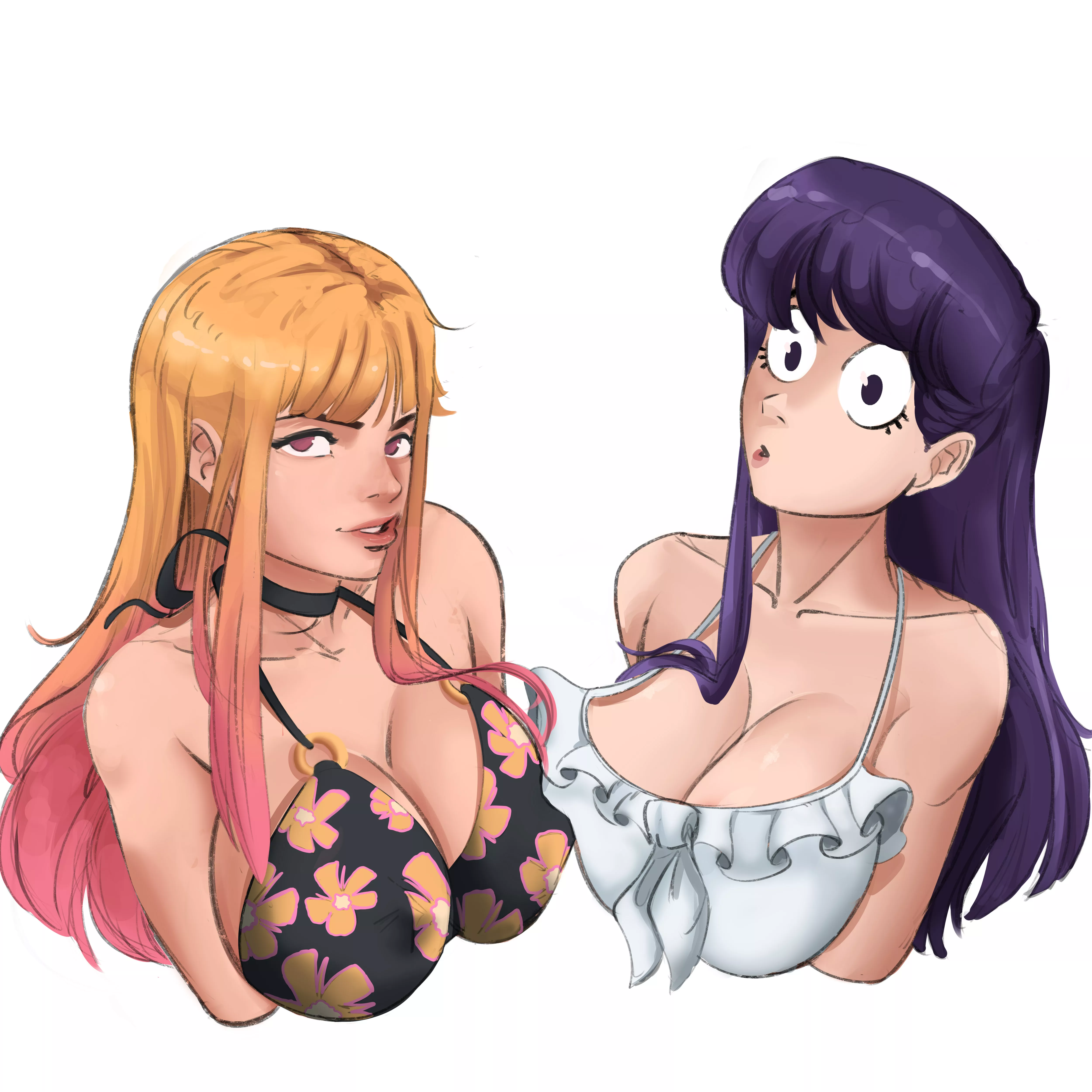 Komi x Marin [MyDressUpDarlin/KomicantCommunivate] (leleart) posted by ArtXLele