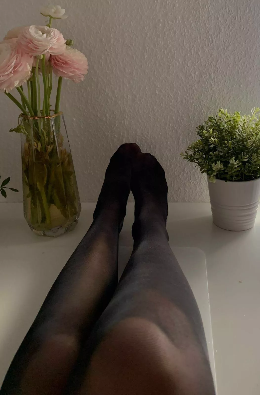 Laying my feets on the desk so your mouth doesn’t stop throbbing posted by Lauraaalove