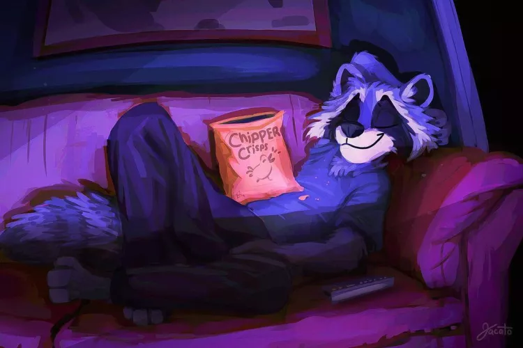 Lazy Nights [Art by @Jacato_ on Twitter] by An0nym0usCh33s3