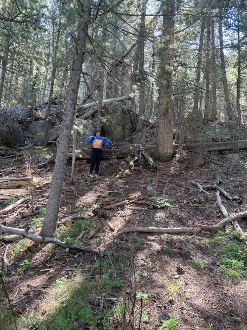 Let’s flash our tiddies out in nature together 🥴 by CorgiSad