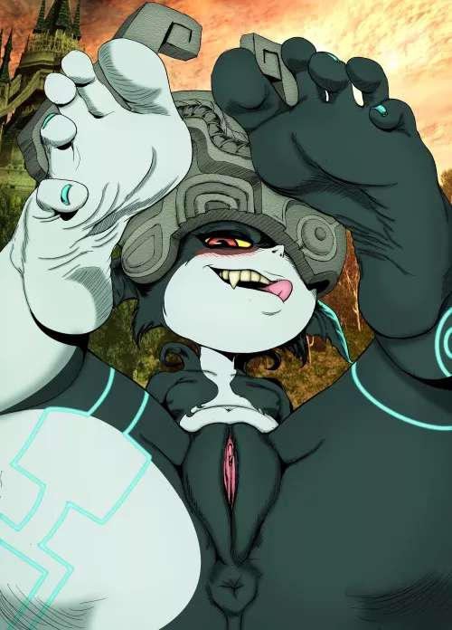 Midna Being Impish (Drunkenshiniga1) [The Legend of Zelda] by Lachryma_ud