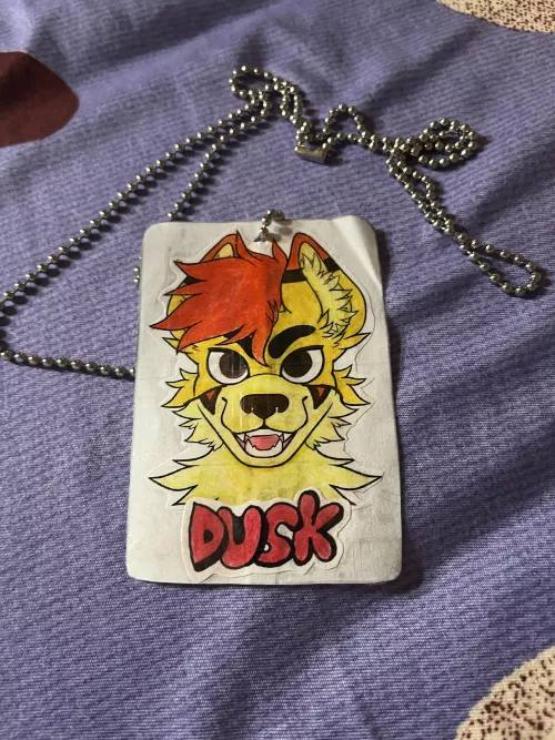 My first fursona badge! Let me know what you think! by Milothekangaroo45