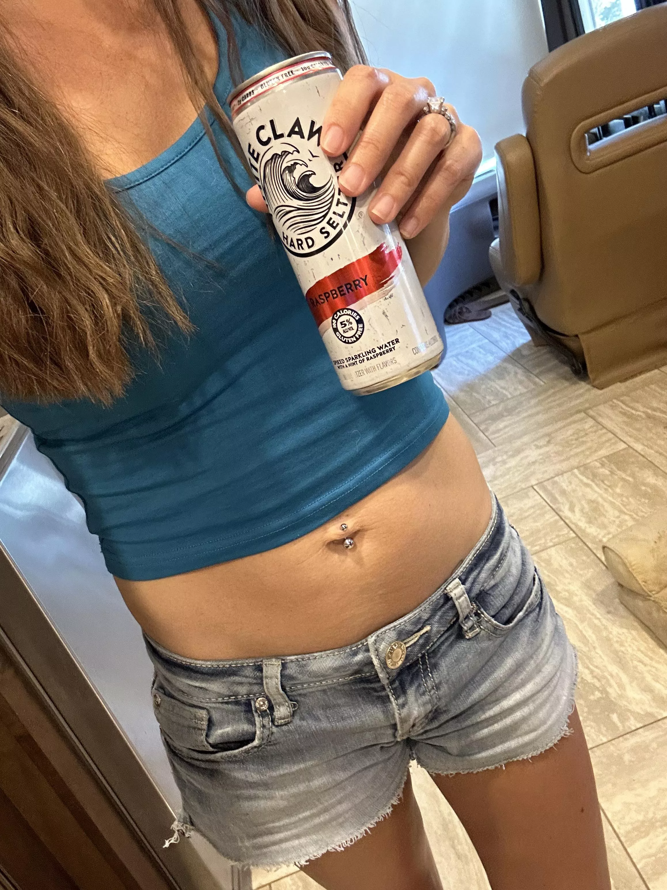 My little firecracker. 32 with 2 kids and still looking like a college chick 🤤🔥 posted by Ourwildadventure