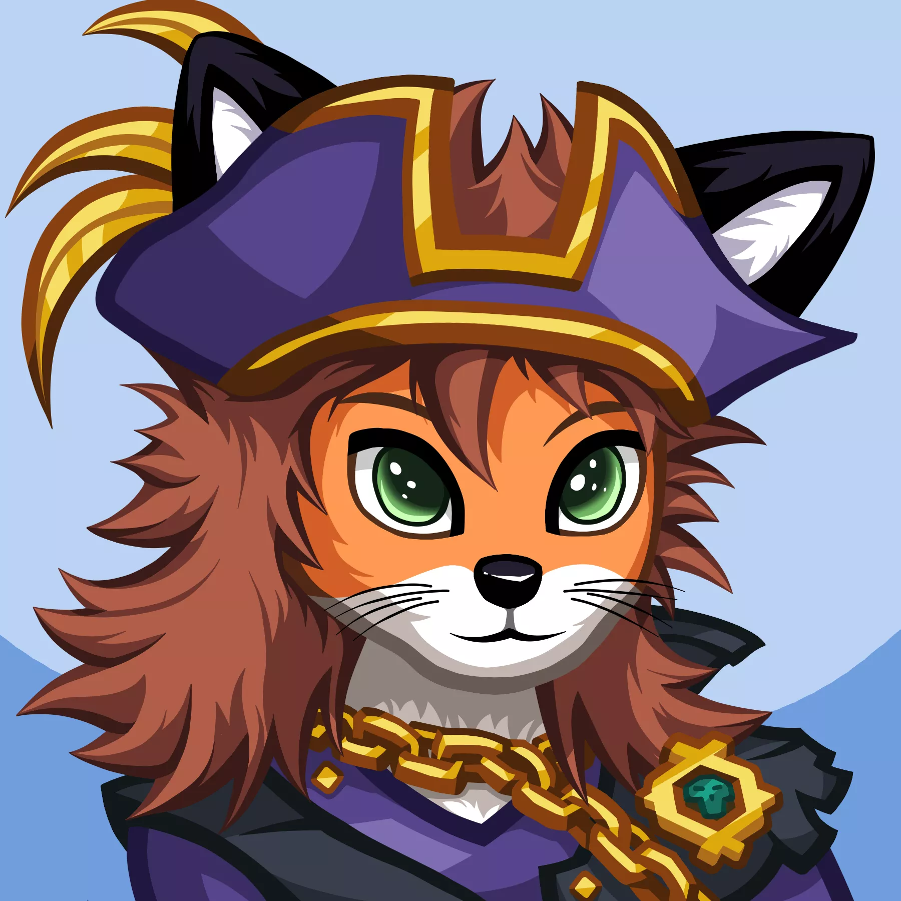 Pirate fox, by me. posted by fishcute