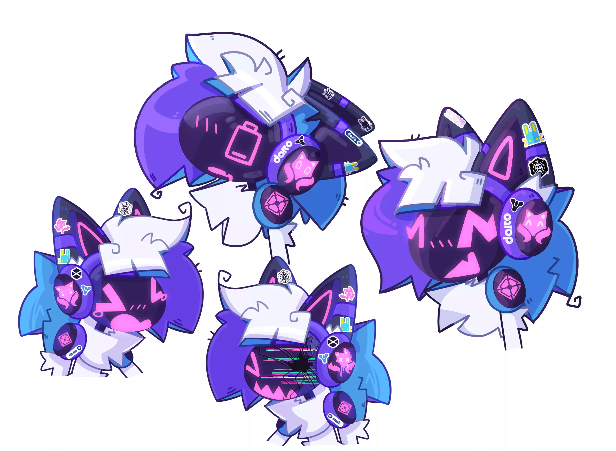 proto expressions (art by me @fridgenstuffs on twitter) posted by click_m