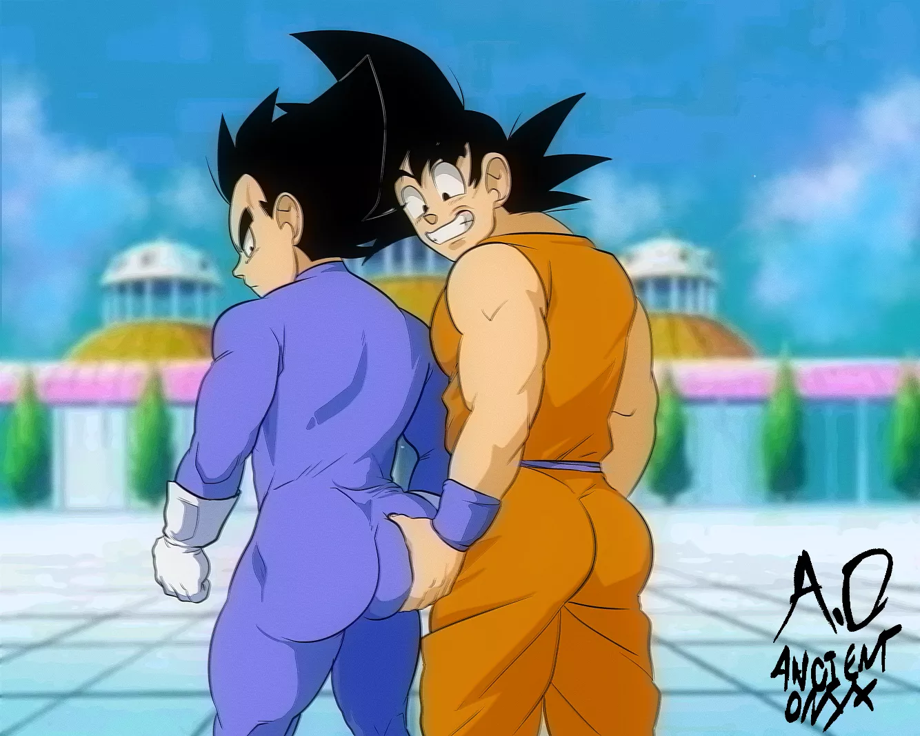 Saiyan-jin booty (Ancient-Onyx) posted by lets_have_fuun