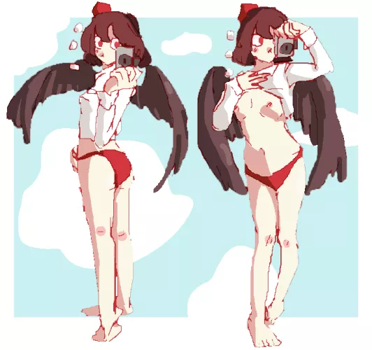 shameimaru by HeadHonchkrowRemi