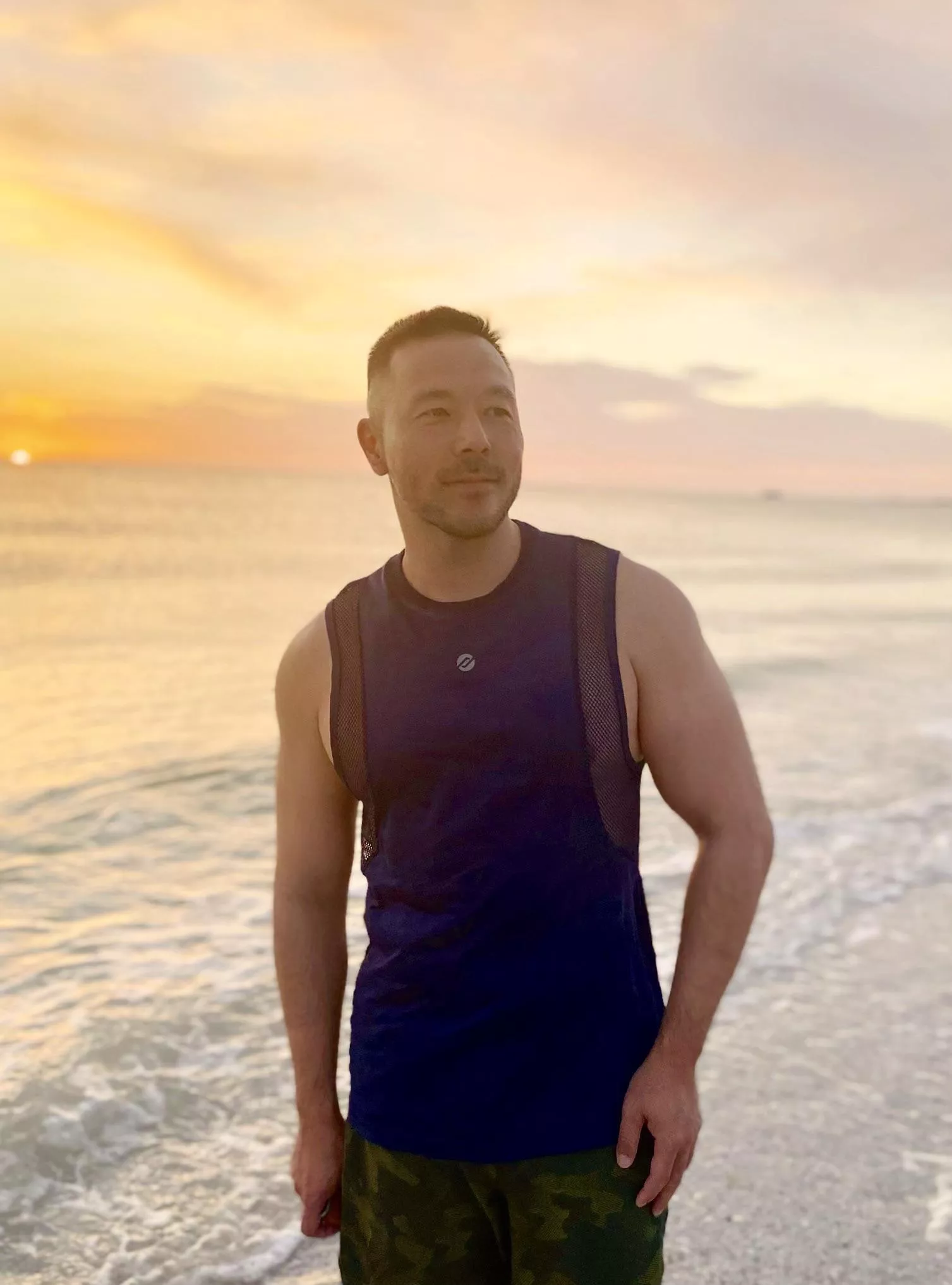 Sunset on a beach ❤️ posted by Dru0511