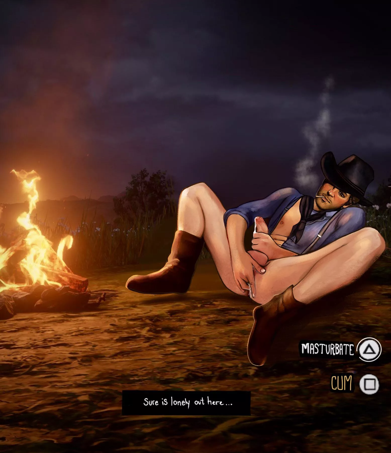 Sure is lonely out here… [Arthur Morgan, Red Dead Redemption 2] (Thrashkink) posted by BothTower3689