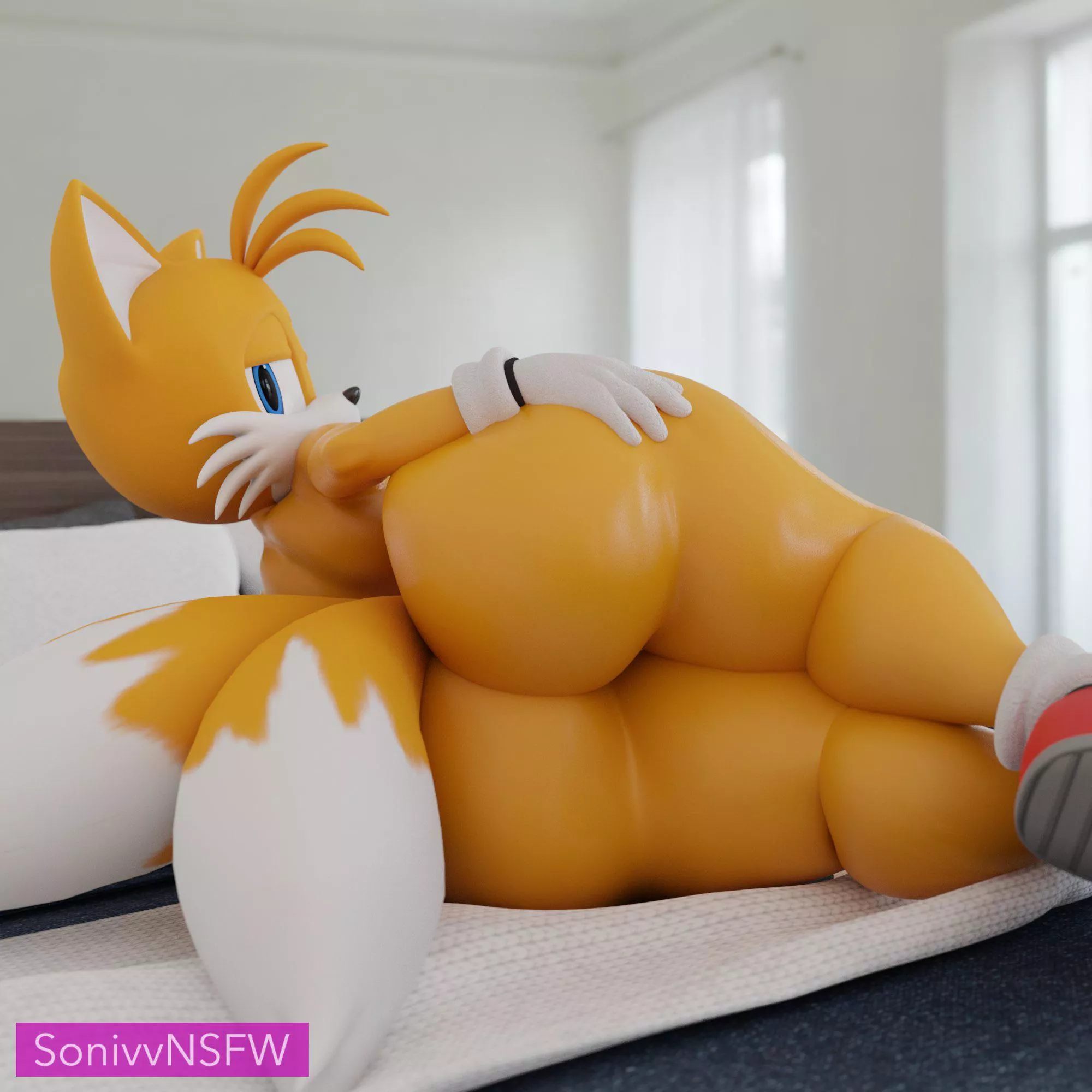 Tails having a dumptruck of a ass (SonivvNSFW) posted by Bootytime_69