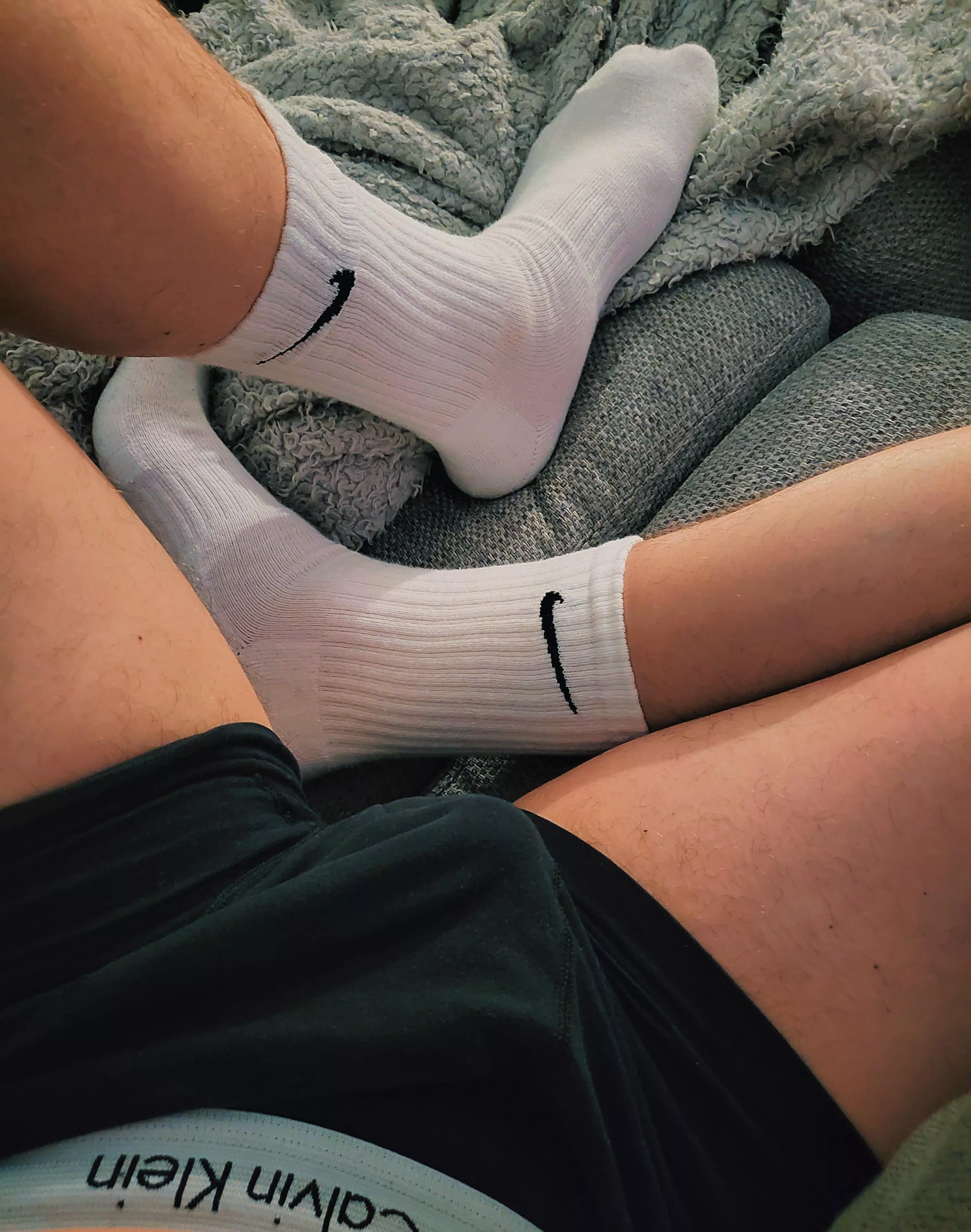 The socks always stay on 😏 posted by Welsh_Chad