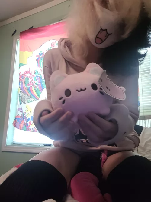 Trading catbean for cuddles by anotherstupidFemboy